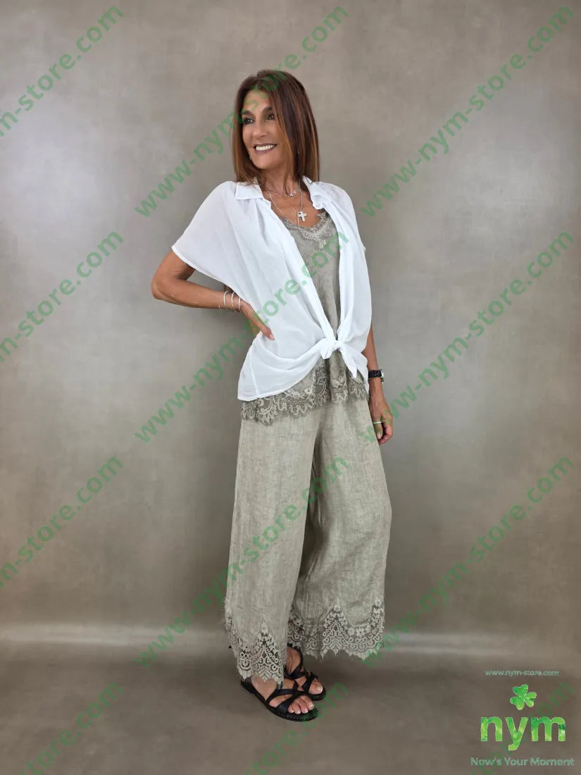 camicia mussola manica ampia 100co - U / BIANCO / PE26 - CAMICIA