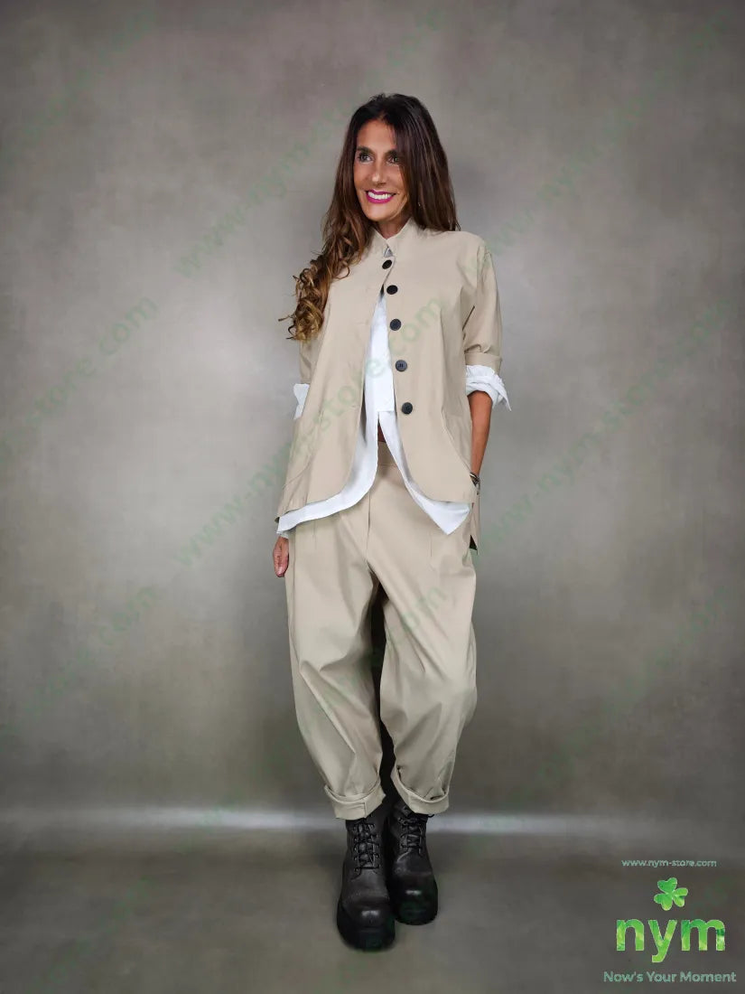 camicia over con tasca 100co U / BIANCO / AI25 CAMICIA