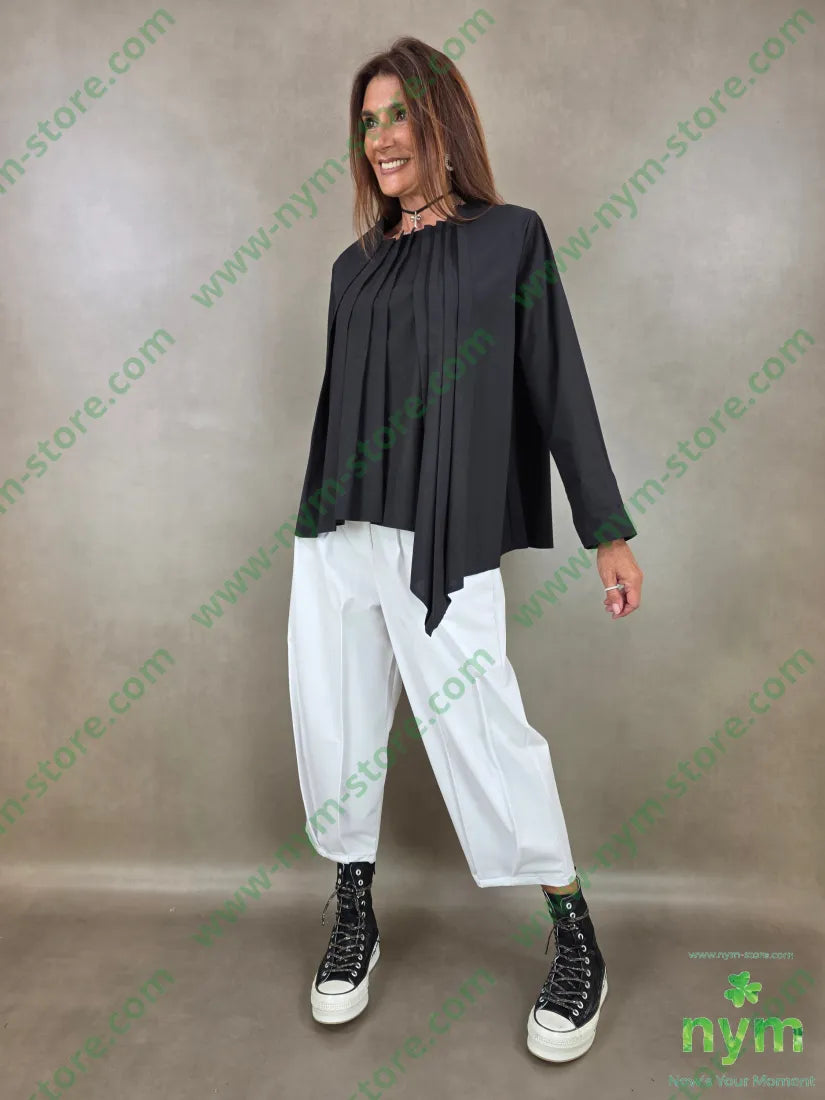 camicia pieghe davanti 100co - CAMICIA