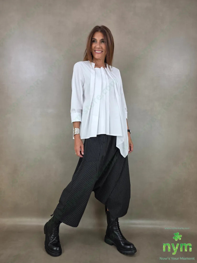 camicia pieghe davanti 100co - CAMICIA