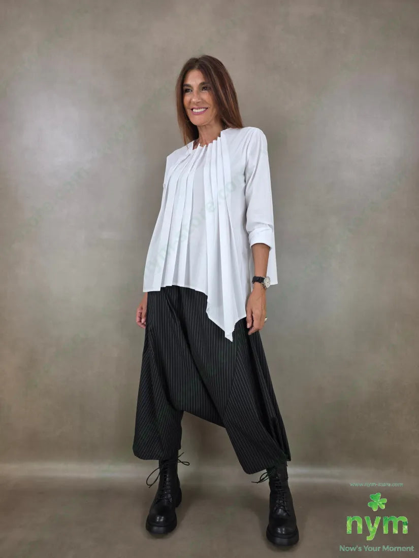 camicia pieghe davanti 100co - CAMICIA