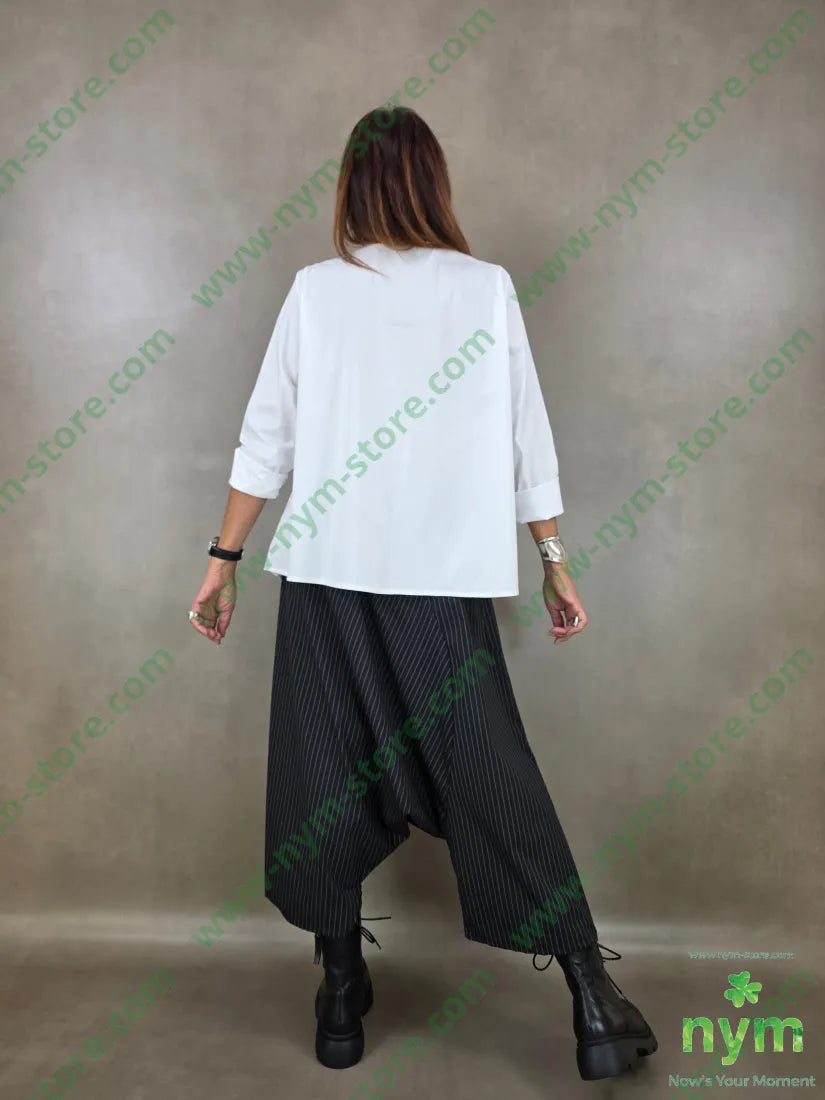camicia pieghe davanti 100co - CAMICIA