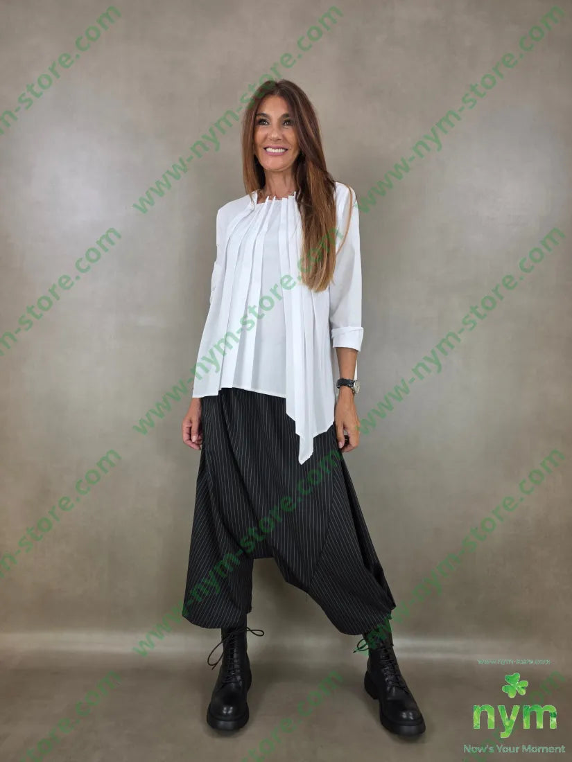 camicia pieghe davanti 100co - CAMICIA