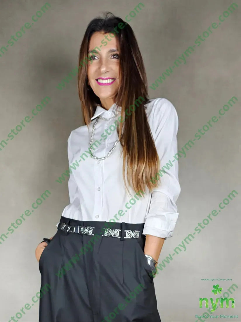 camicia stretta basica 100co CAMICIA