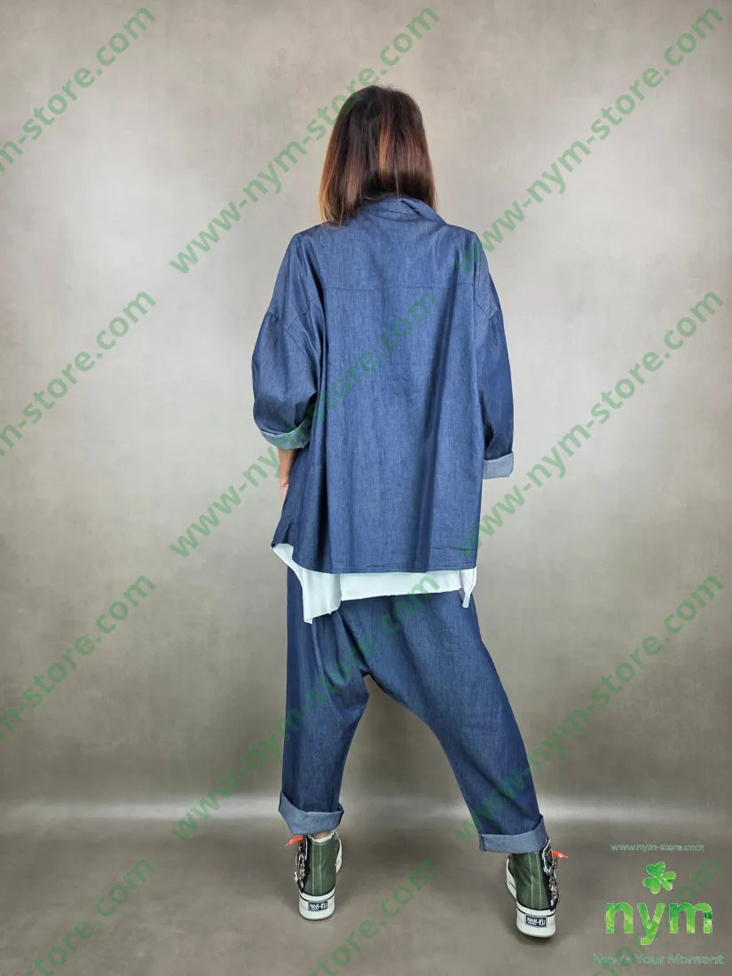 camicia super over chambray U / DENIM / PE26 CAMICIA