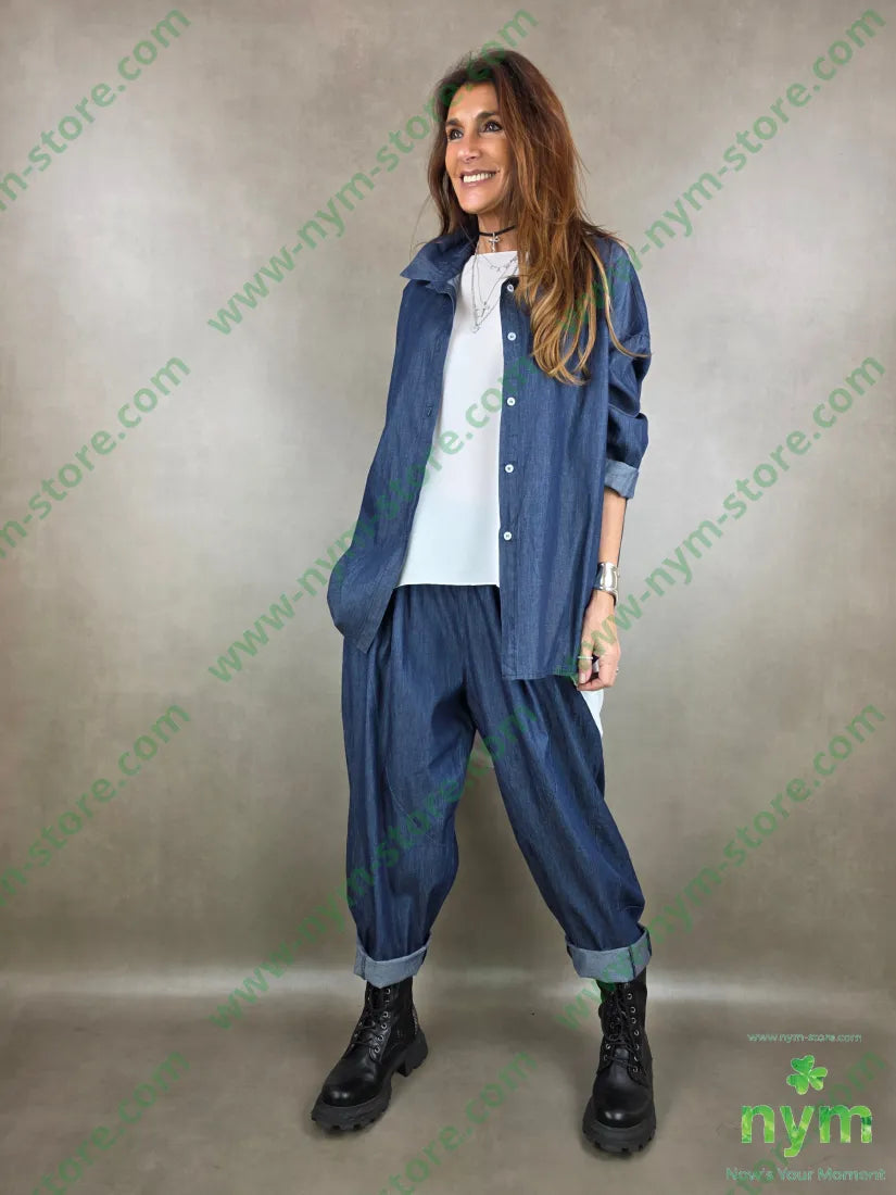 camicia super over chambray U / DENIM / PE26 CAMICIA