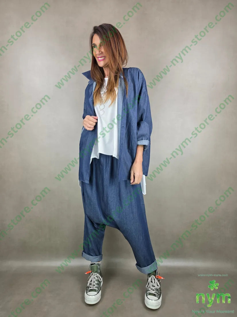 camicia super over chambray U / DENIM / PE26 CAMICIA