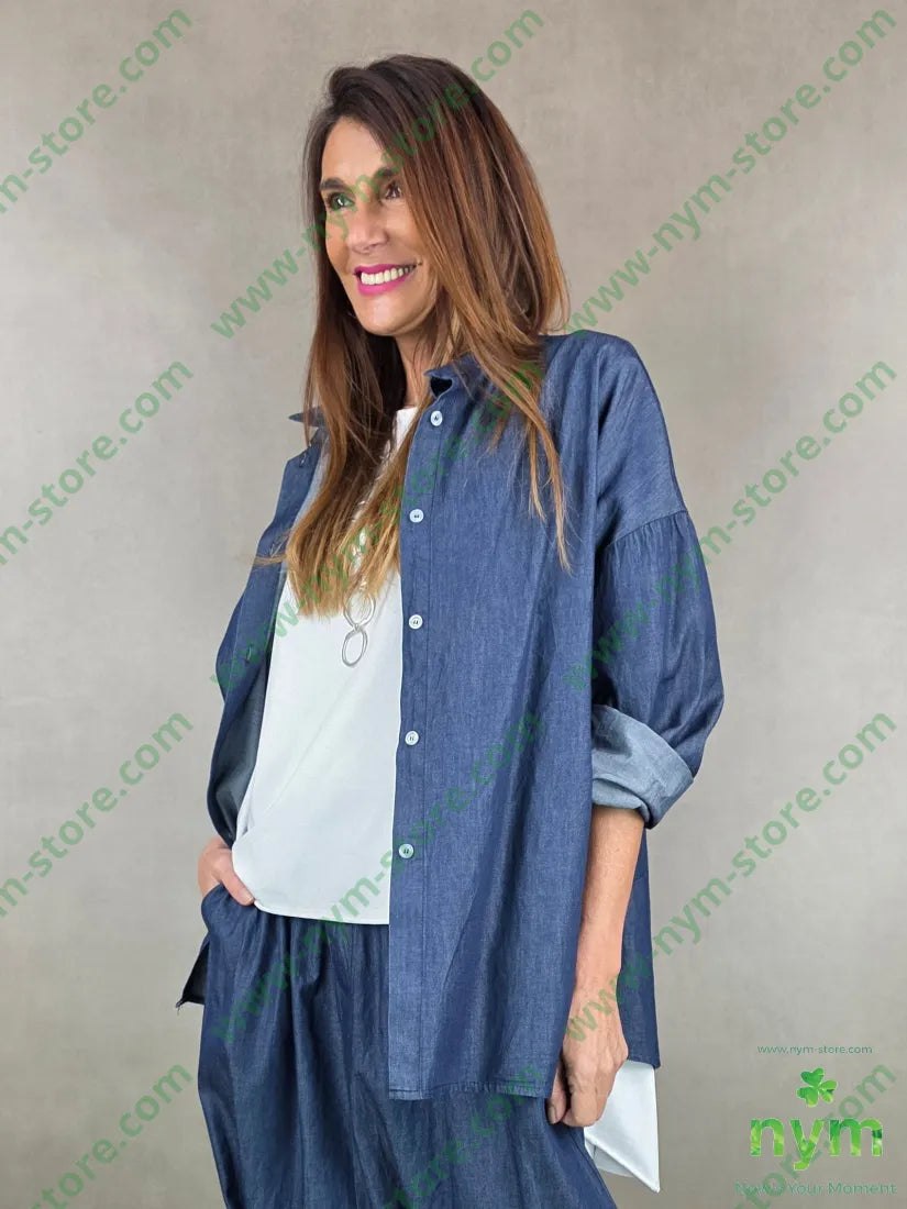 camicia super over chambray U / DENIM / PE26 CAMICIA