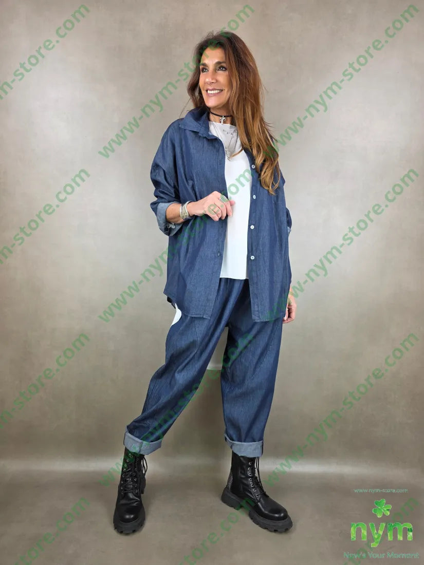 camicia super over chambray U / DENIM / PE26 CAMICIA