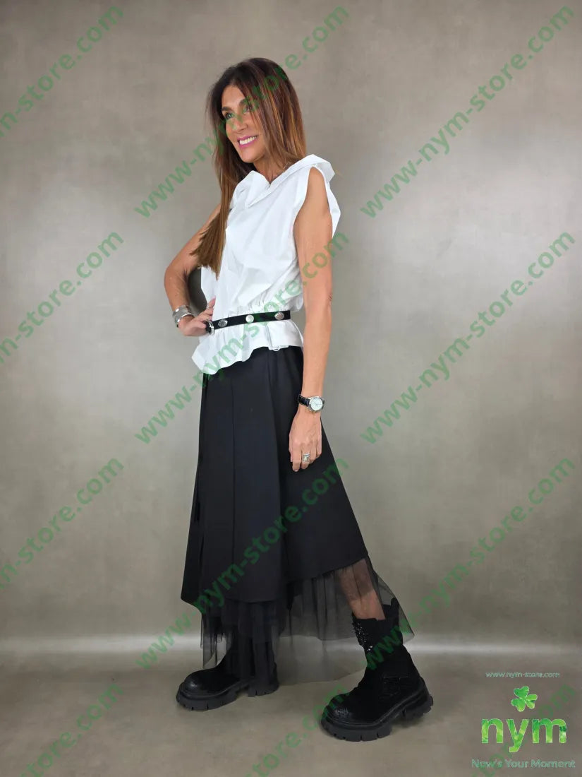 camicia taffeta 100pl U / BIANCO / AI25 CAMICIA