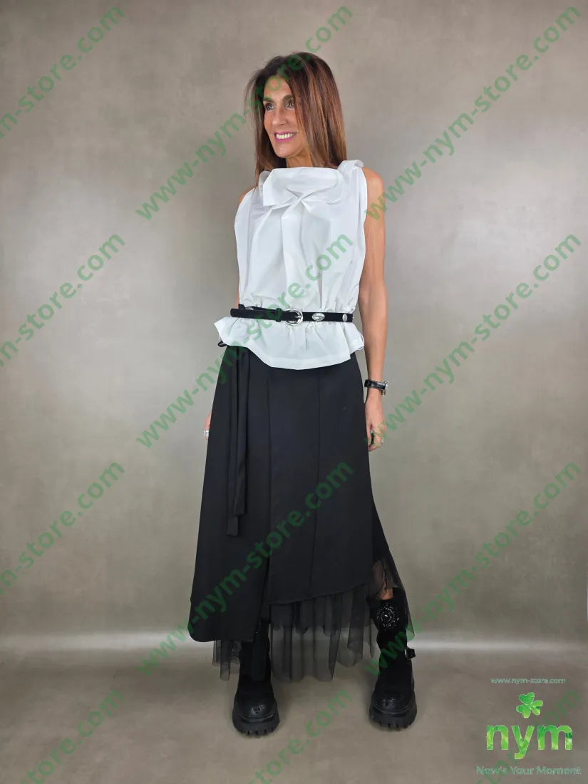 camicia taffeta 100pl U / BIANCO / AI25 CAMICIA