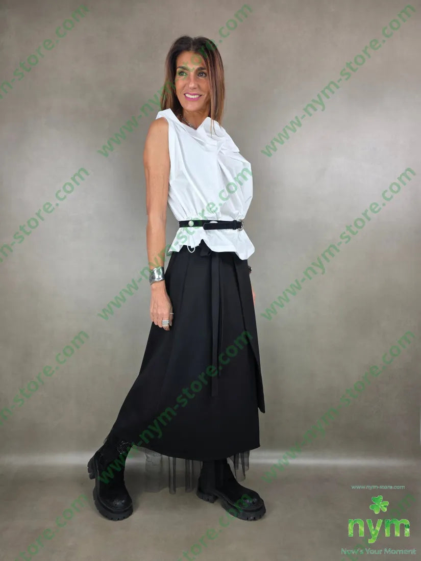 camicia taffeta 100pl U / BIANCO / AI25 CAMICIA