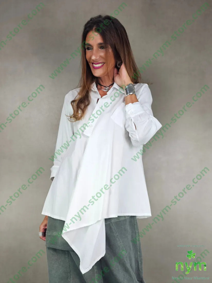 camicia tasca obliqua 100co U / BIANCO / AI25 CAMICIA