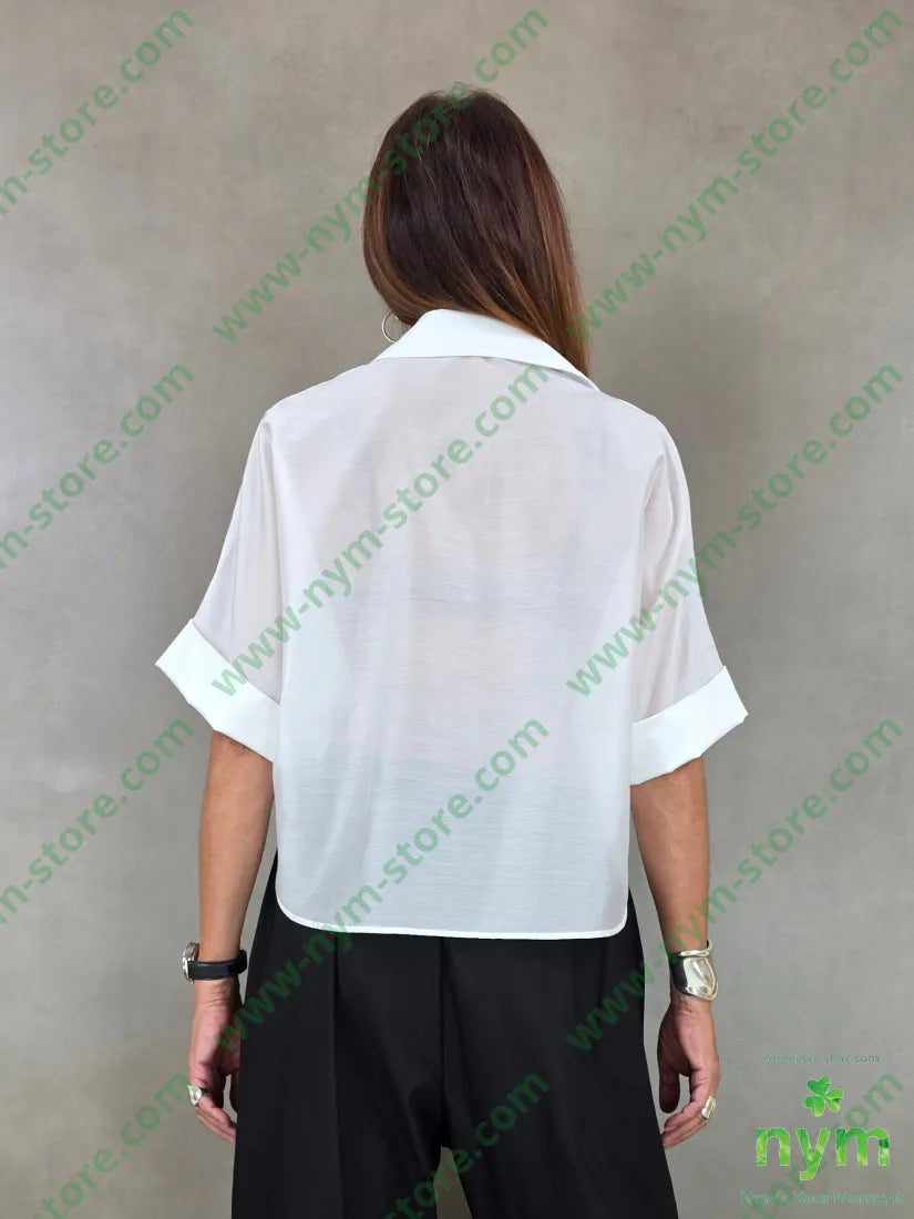 camicia trasparente m34 85ly15pl - U / PANNA / AI26 - CAMICIA