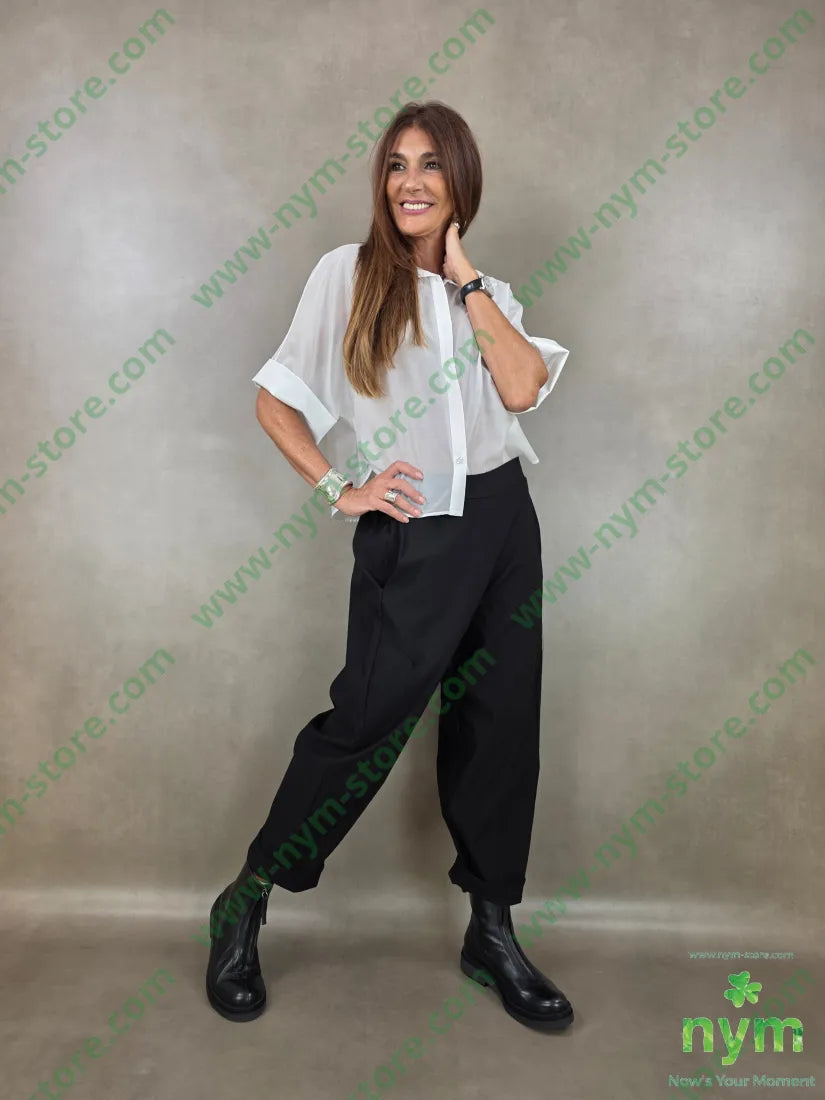 camicia trasparente m34 85ly15pl - U / PANNA / AI26 - CAMICIA