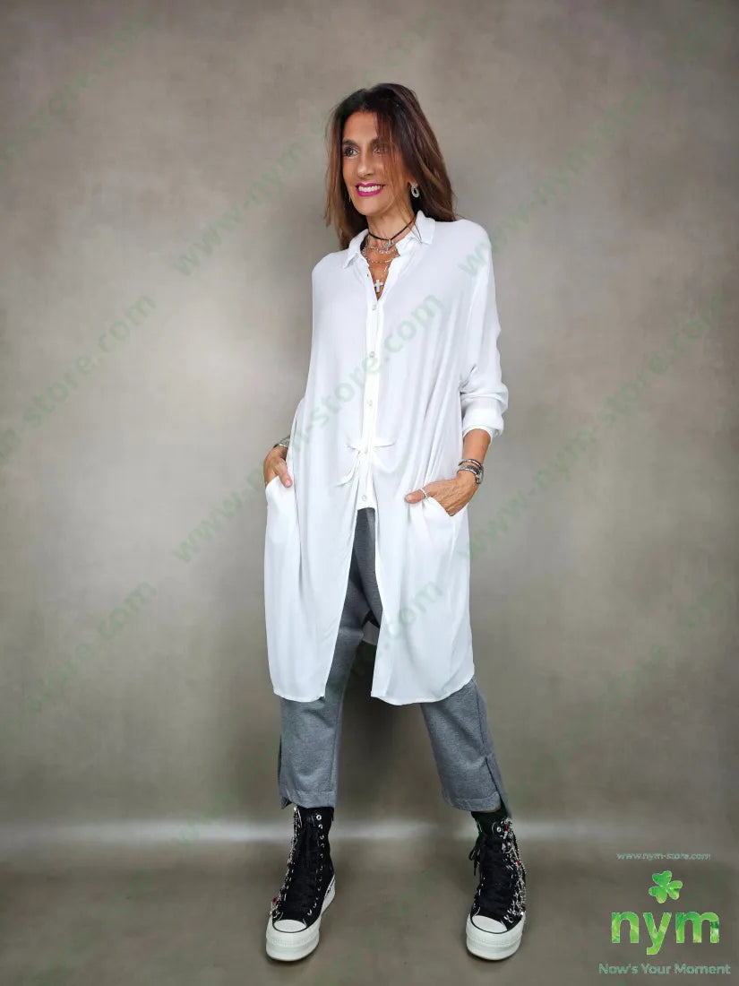 camicione tasche lato 100co CAMICIA