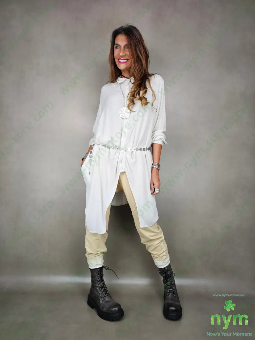 camicione tasche lato 100co CAMICIA