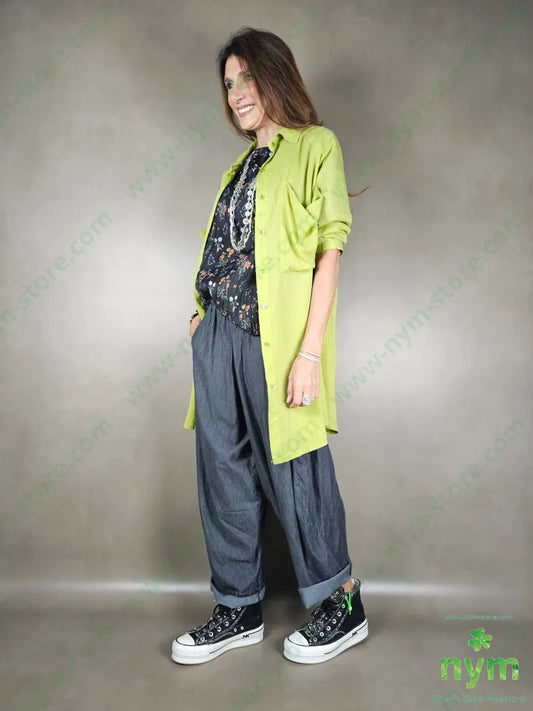 camicione tasche pendenti tencel 100te CAMICIA