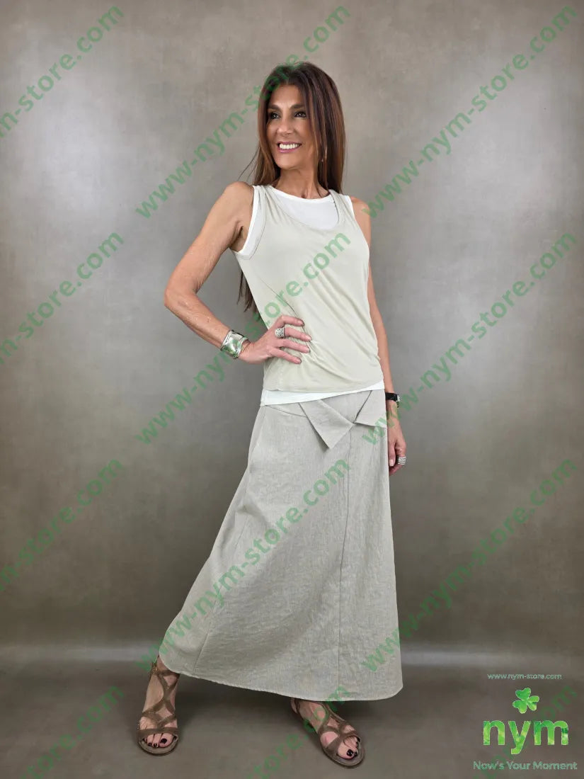 canotta doppiata in modal 90vi6ea4se - TSHIRT