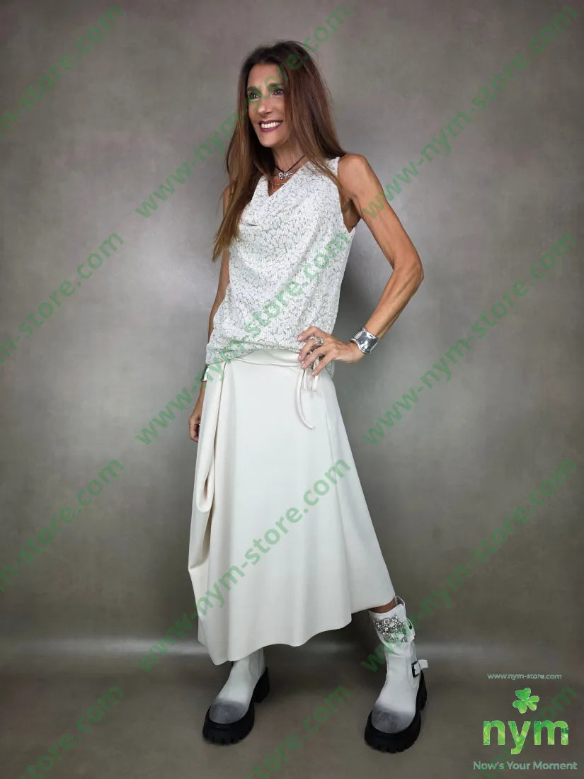 canotta fodera micro paillettes 100pl TOP