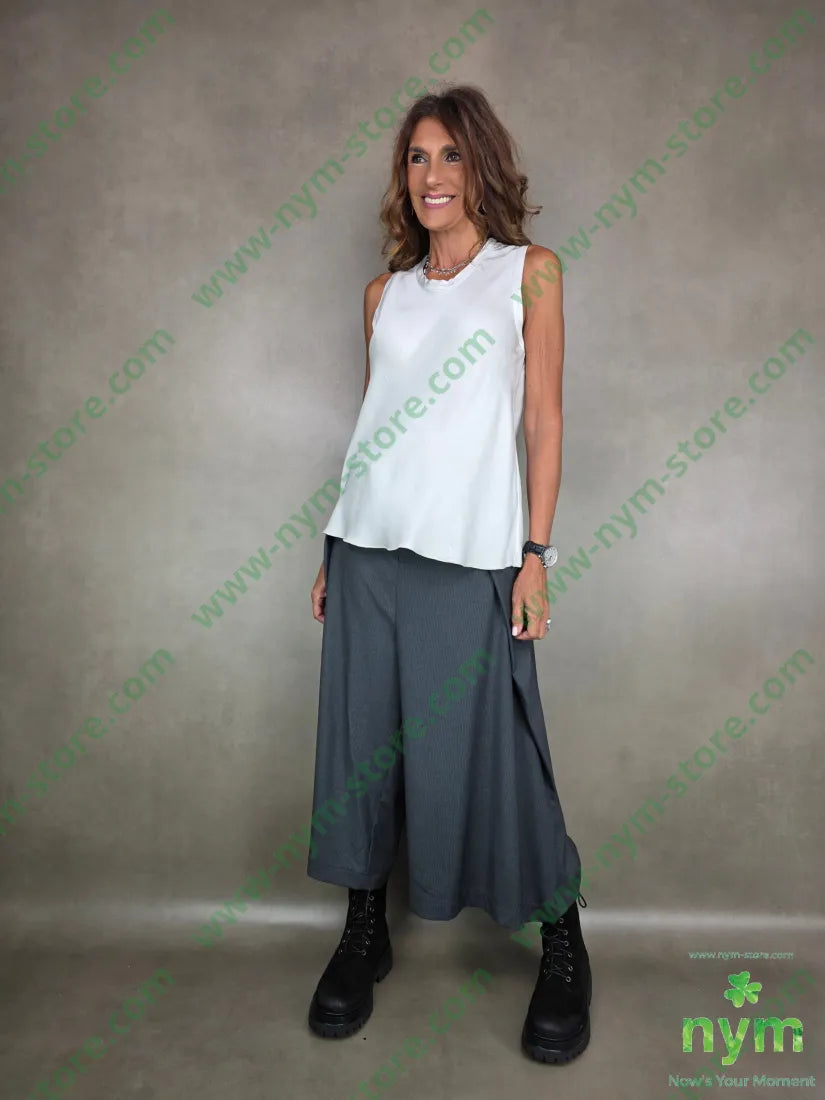 canotta girocollo viscosa 100vi TOP