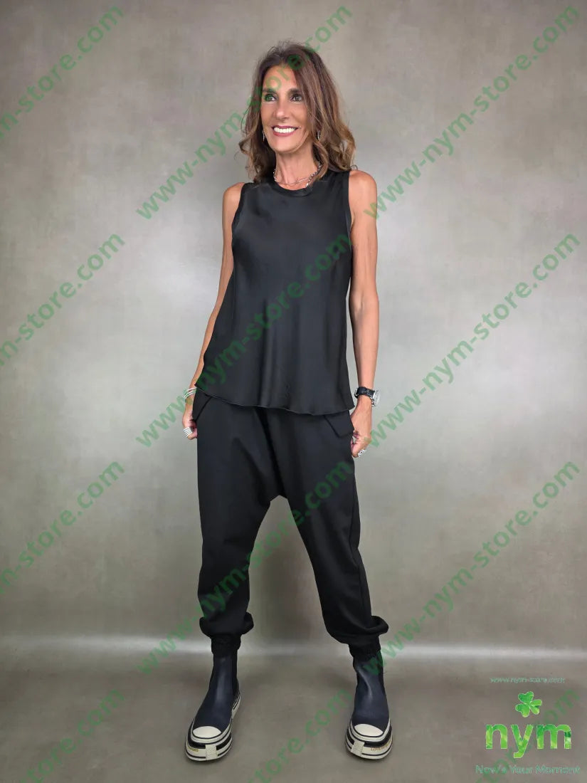 canotta girocollo viscosa 100vi TOP