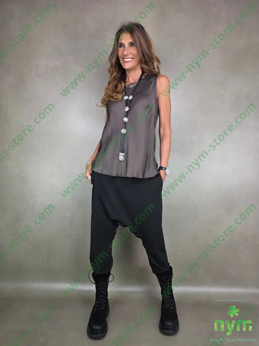 canotta girocollo viscosa 100vi TOP