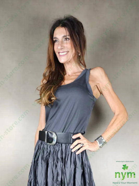 canotta jam lyocell 100ly U / ANTRACITE / PE25 TOP