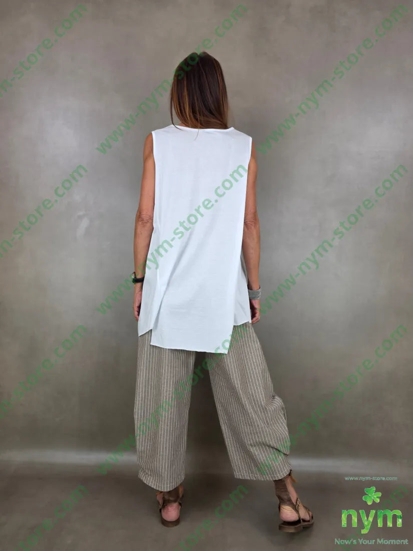 canotta modal piega tagliata 50co50md - TOP