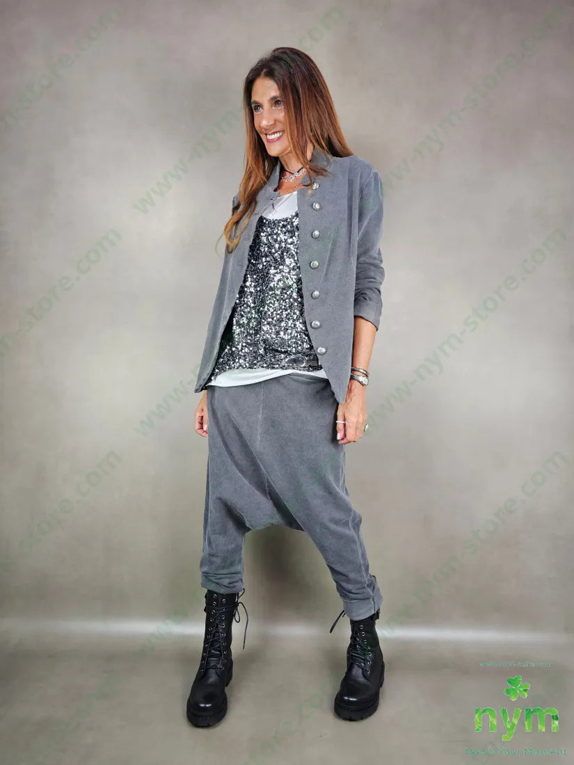 canotta paillettes over 100pl TOP