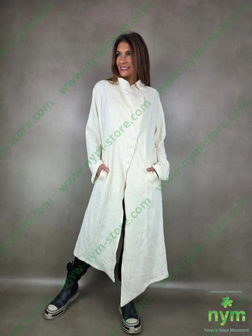 cappotto asimmetrico tessuti a maglia 63pl43co1ea CAPOSPALLA