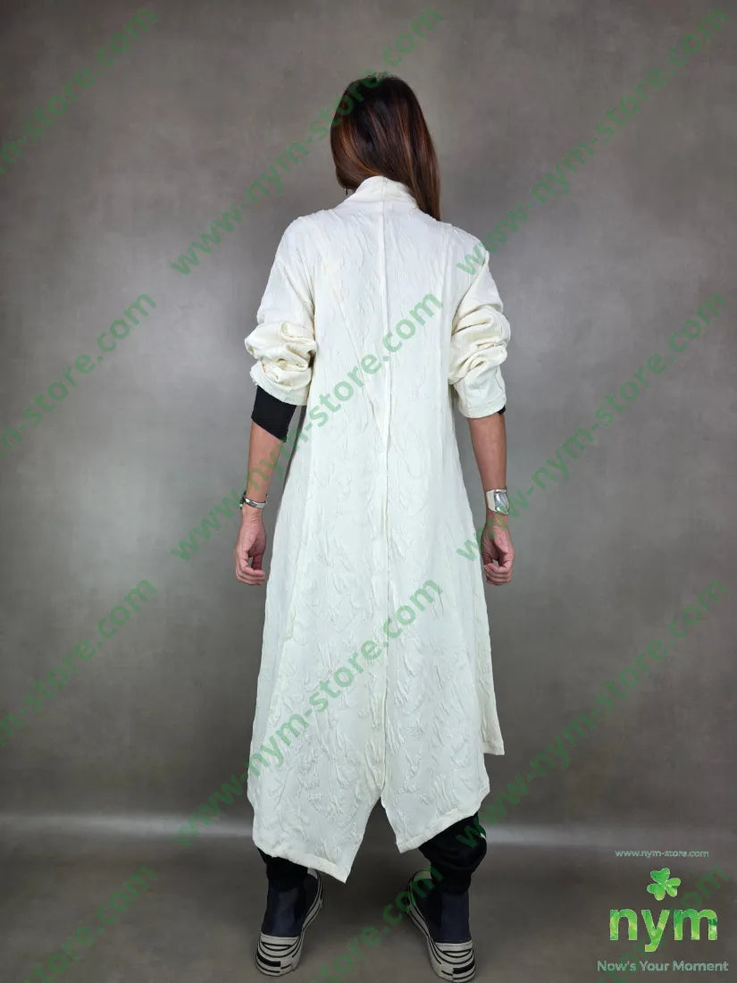 cappotto asimmetrico tessuti a maglia 63pl43co1ea CAPOSPALLA