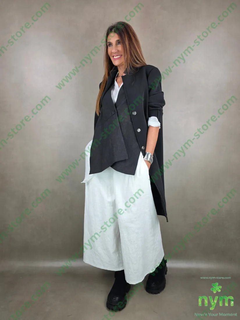 cappotto neoprene 95pl5ea U / NERO / PE26 CAPOSPALLA