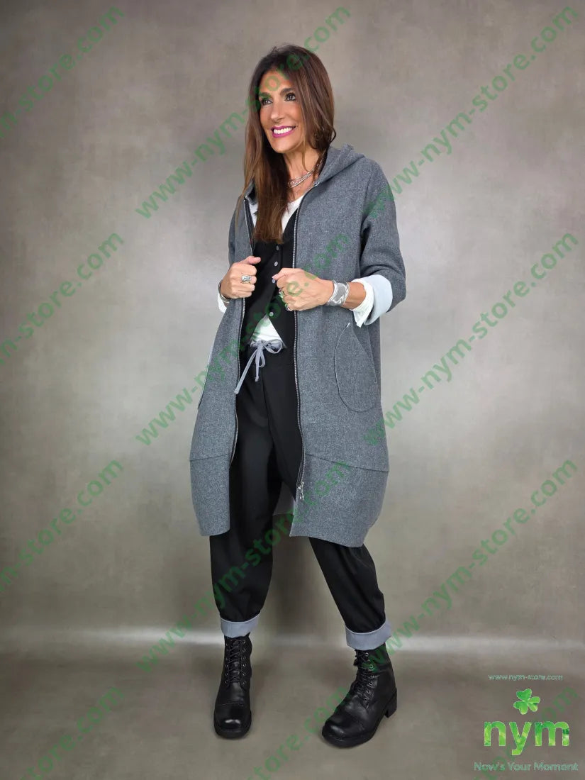 cappotto panno cappuccio 100pl CAPOSPALLA