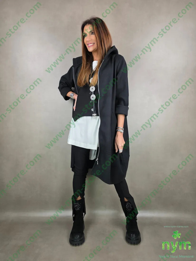 cappotto panno cappuccio 100pl CAPOSPALLA