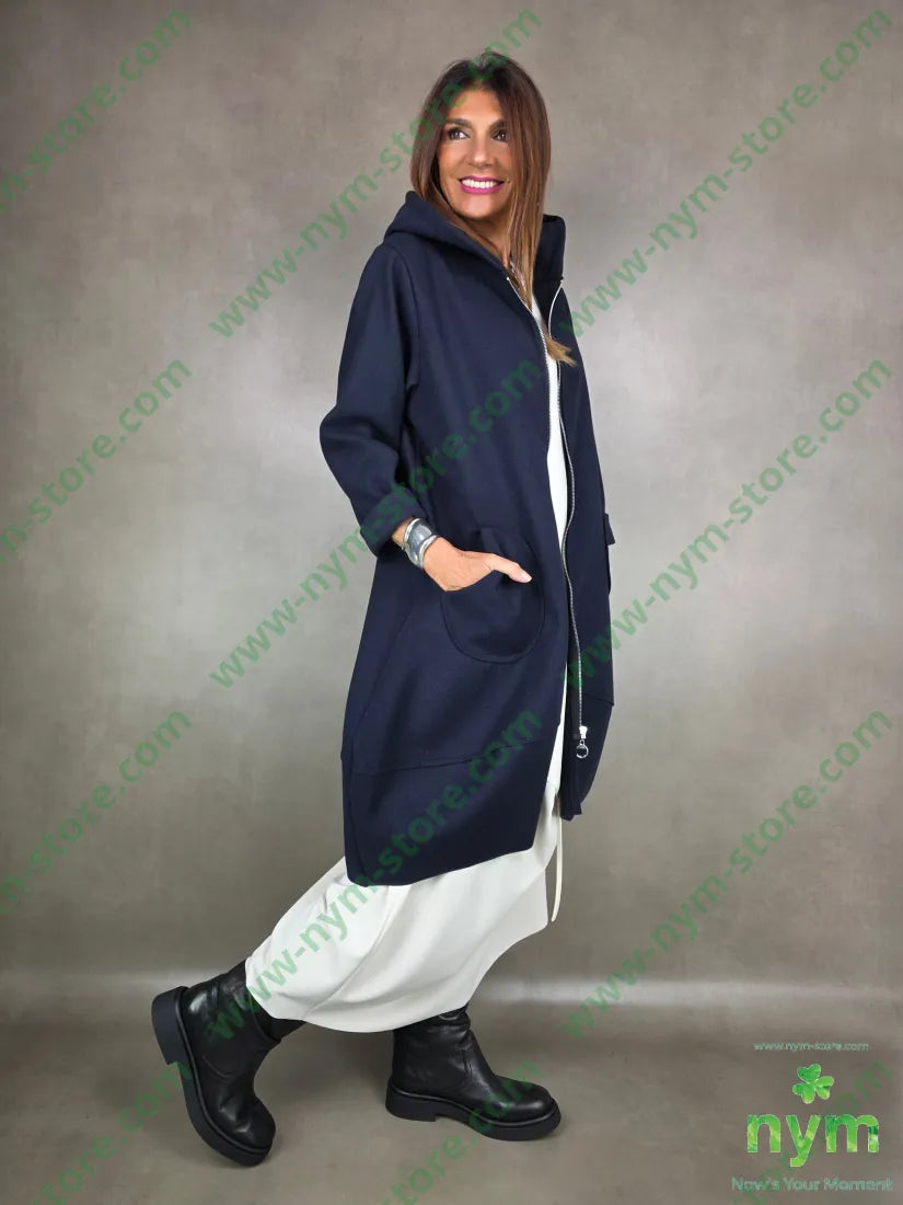 cappotto panno cappuccio 100pl CAPOSPALLA