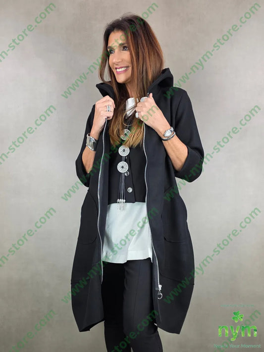 cappotto panno cappuccio 100pl CAPOSPALLA