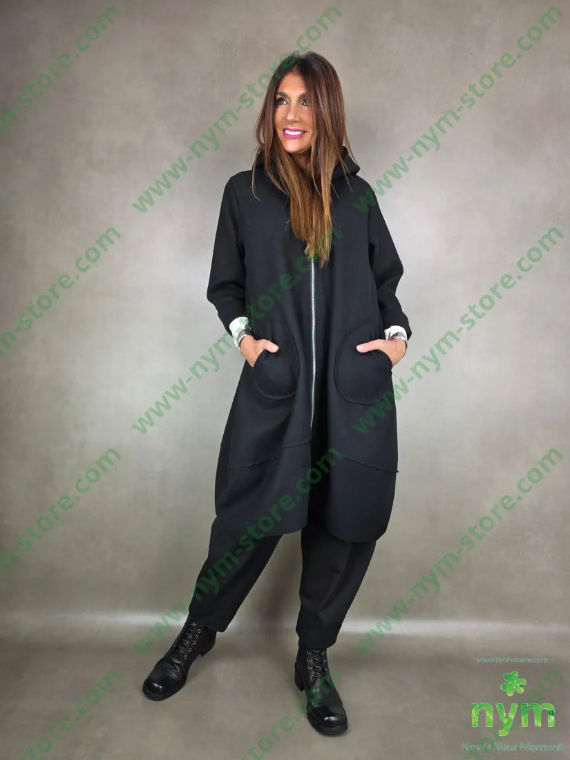 cappotto panno cappuccio 100pl CAPOSPALLA