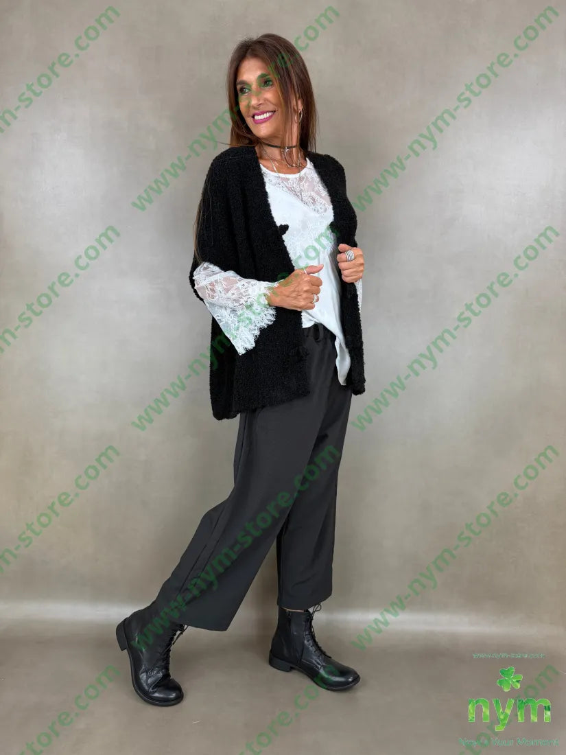 cardigan boucle 65ac17pa9vi9wo - CARDIGAN