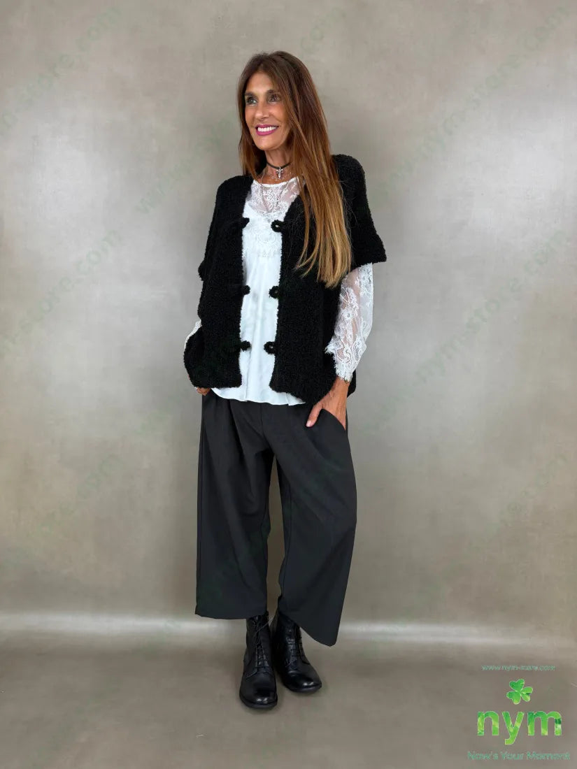 cardigan boucle 65ac17pa9vi9wo - CARDIGAN