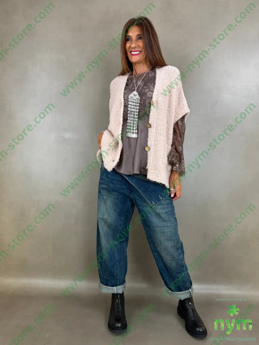 cardigan boucle bottoni legno 65ac17pa9vi7wo - U / CIPRIA / AI26 - CARDIGAN