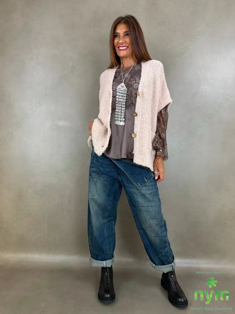 cardigan boucle bottoni legno 65ac17pa9vi7wo - U / CIPRIA / AI26 - CARDIGAN