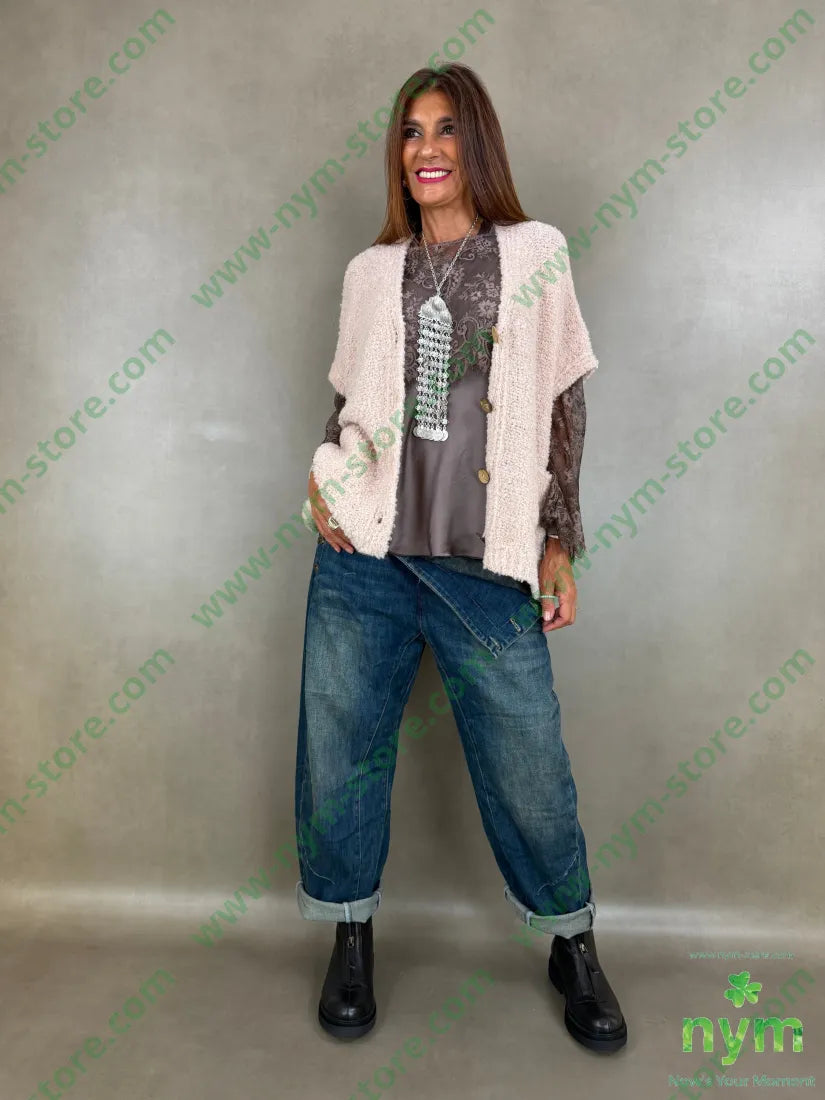 cardigan boucle bottoni legno 65ac17pa9vi7wo - U / CIPRIA / AI26 - CARDIGAN