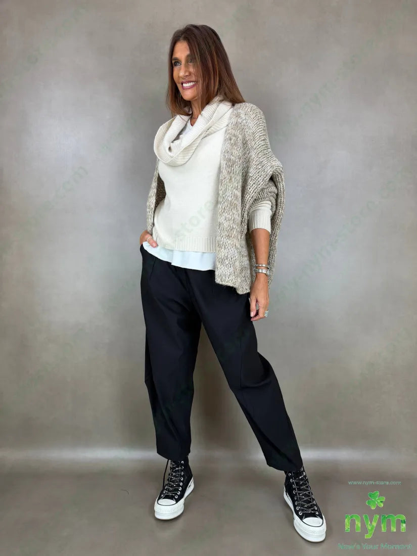 Cardigan filato effetto tweed 38ac29pa14pl12wp7wo - CARDIGAN