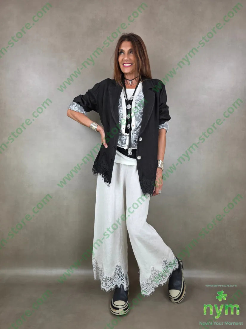 cardigan in pizzo corto 96pl4ea - CARDIGAN