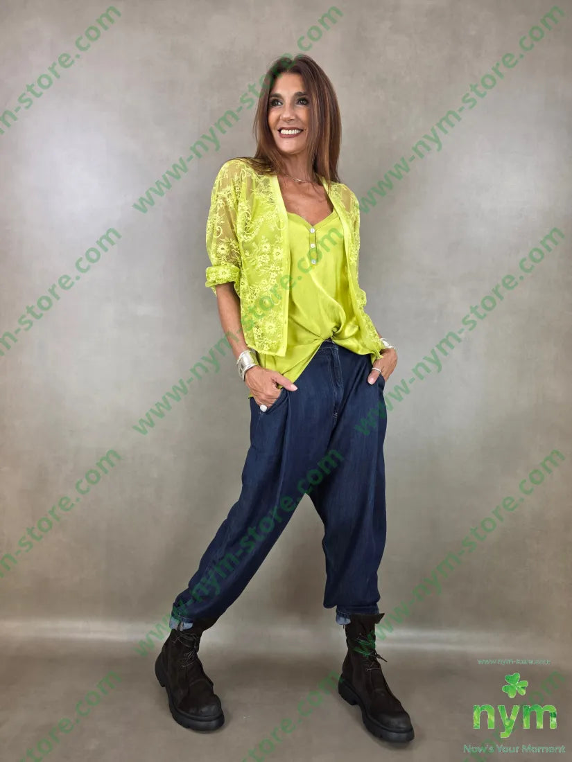 cardigan in pizzo corto 96pl4ea - CARDIGAN