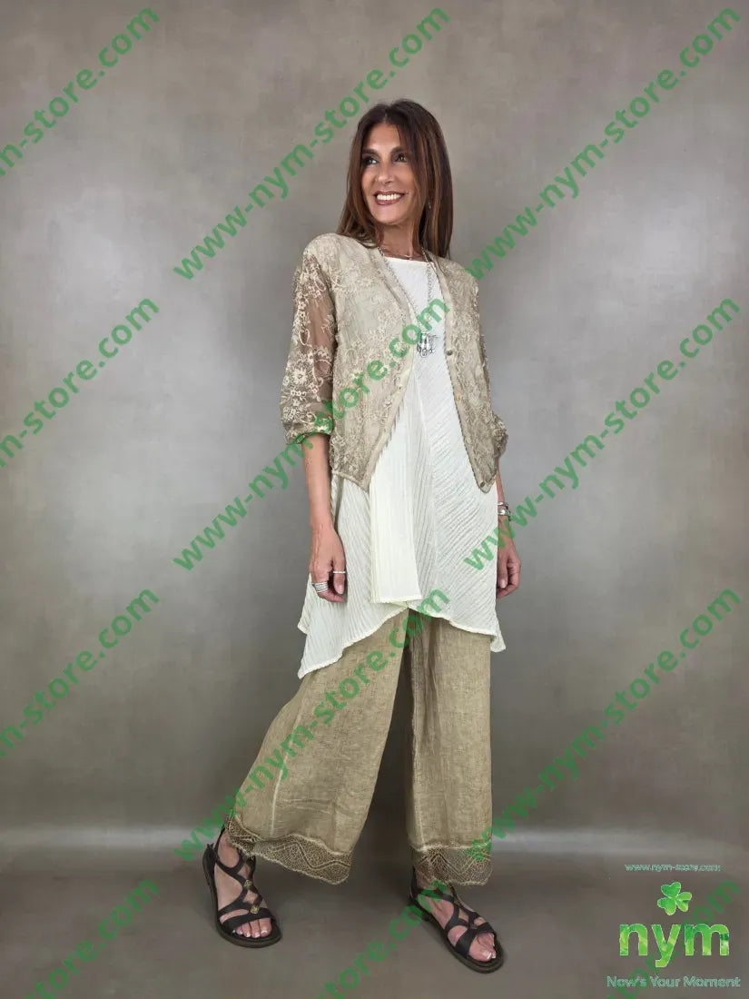 tunica tessuto microplisse 81ly19ny - CAMICIA