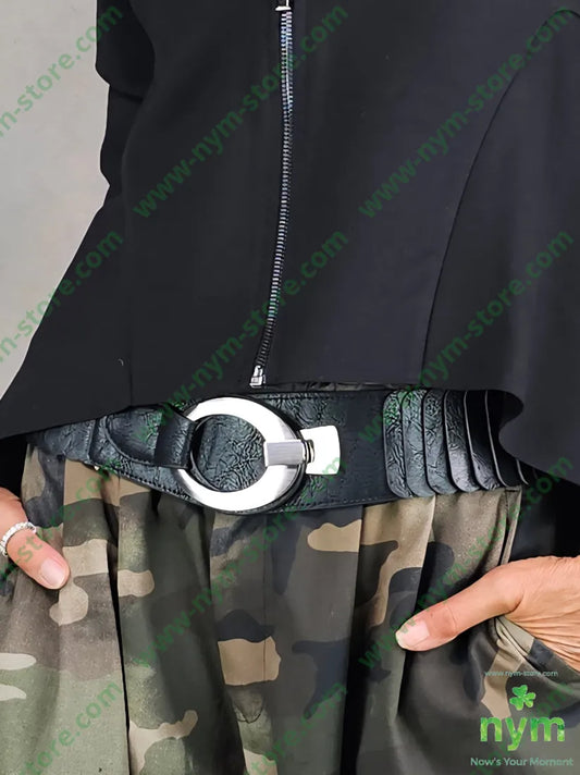 cintura fermaglio U / NERO / Continuativo CINTURA