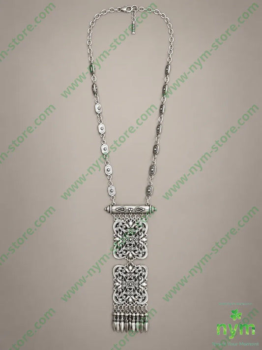 COLLANA165 - U / ARGENTO / CONTINUATIVO - BIJOUX