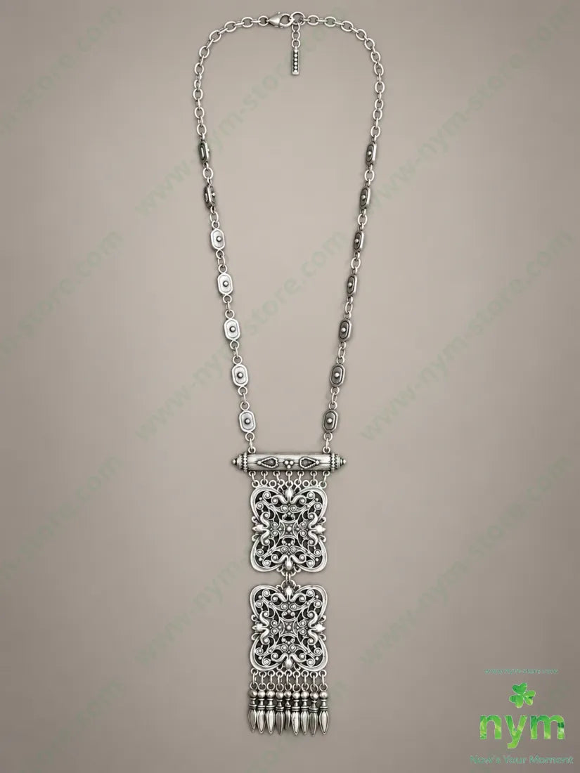 COLLANA165 - U / ARGENTO / CONTINUATIVO - BIJOUX